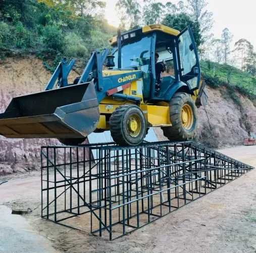 Rampa plataforma de ferro 9mt