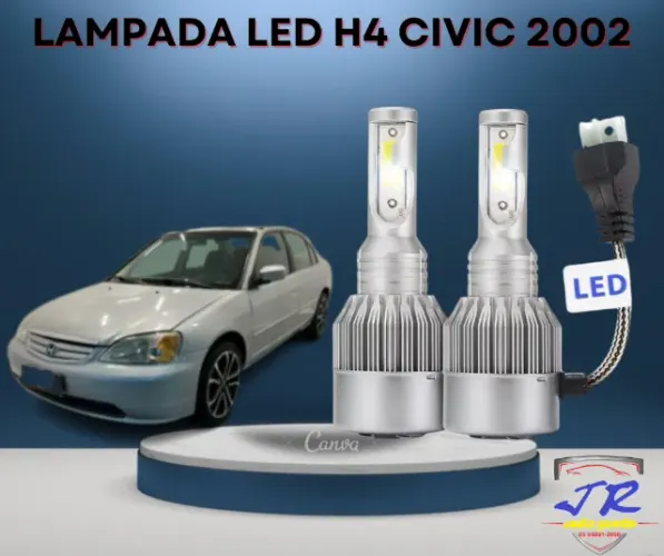 Led H4 Civic 2001/2003