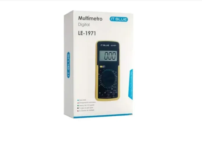 Multímetro Digital Profissional It-Blue LE-1971