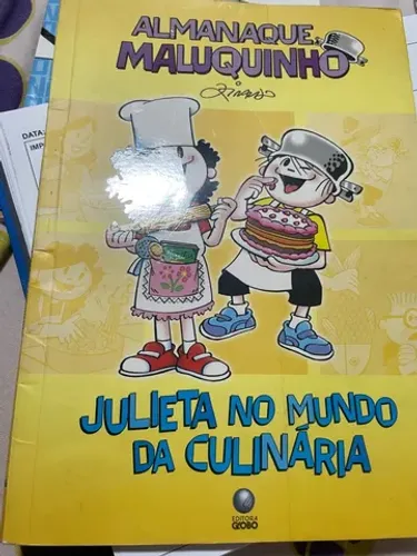 Livro infantil "Julieta no mundo da culinária"