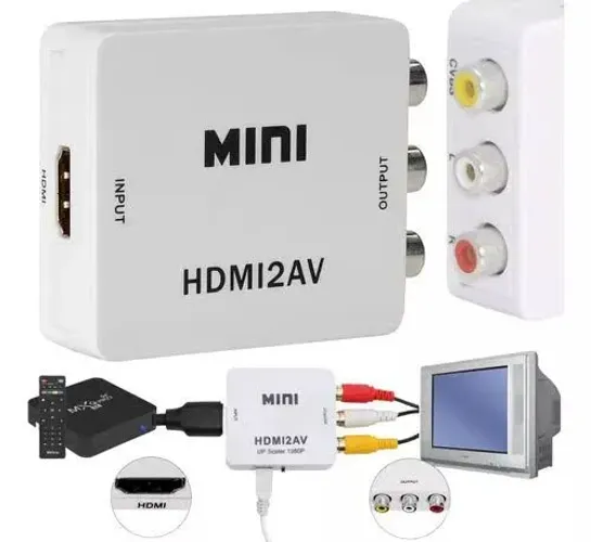 PROMOÇÃO Mini Adaptador Conversor HDMI2VGA / HDMI2AV / VGA2HDMI / AV2HDMI