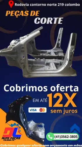 Lataria longarina-teto-caixa ar-traseira baixa todos os carros 