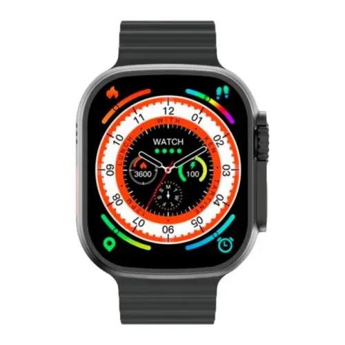 Smartwatch Revenger RG-U9 Watch Ultra 49mm Pulseira Preta - WZetta