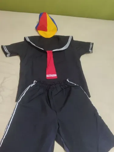 Fantasias infantil marinheiro - tamanho M 6 anos