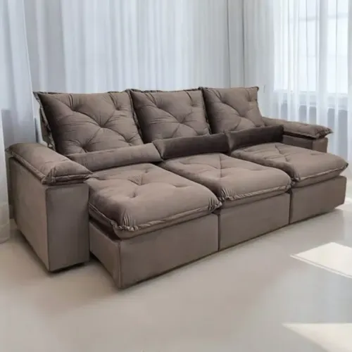 Sofá Retrátil Brazão 2, 75 cm Pronta Entrega