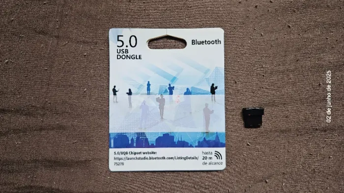 Adaptador bluetooth dongle usb mini v.5.0