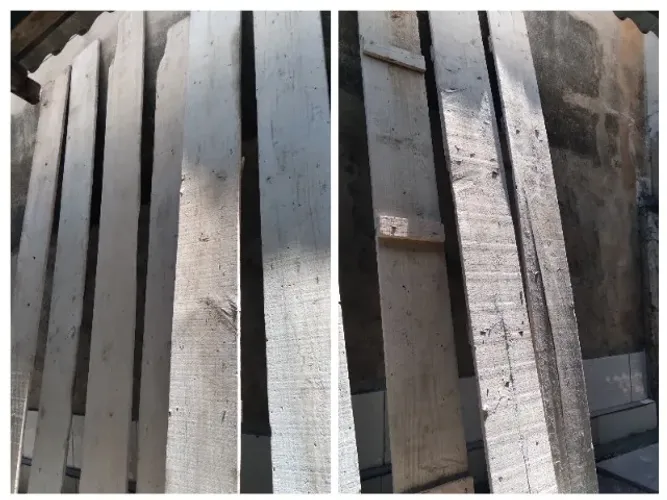 Tábuas 30cm por 3 metros