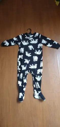Macacão Carter's Ursinhos infantil/criança- Feece / Soft Tamanho 2T