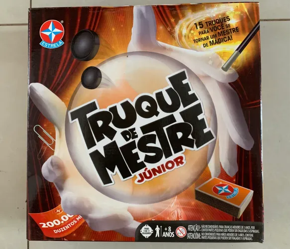 Jogo De Mágica Truque De Mestre 15 Truques Estrela