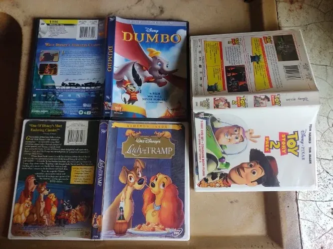 Dumbo, A Dama e o Vagabundo + Toy Story 2 Duplo - Dvds Disney Importados