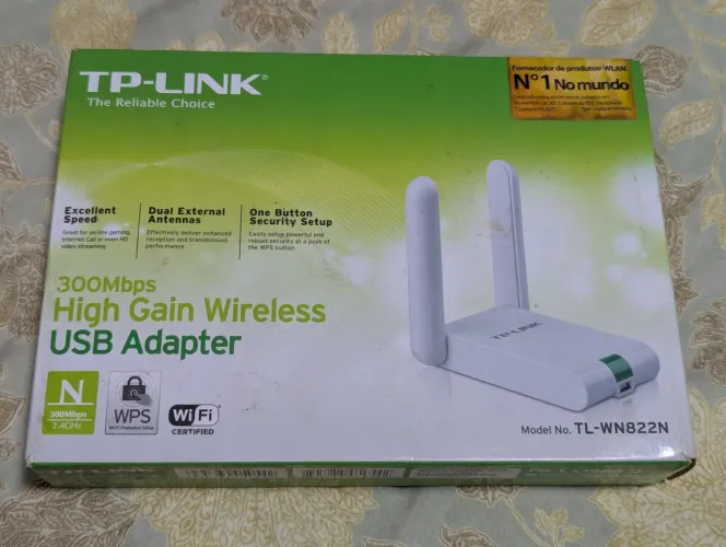 Adaptador Wireless TP-LINK TL-WN822N USB 300MBPS Wi-Fi wifi tp link