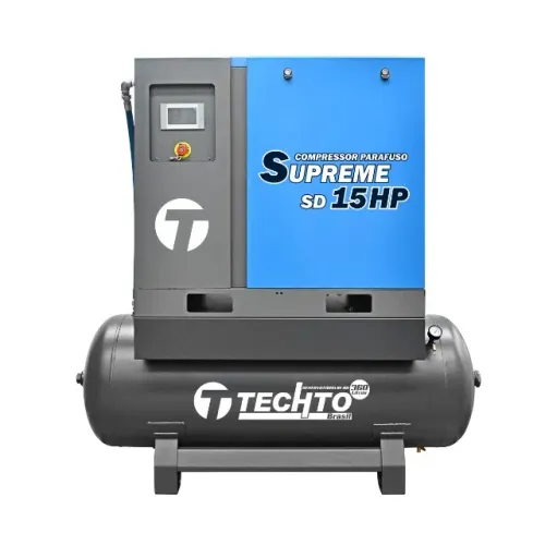 Compressor 42PCM Techto Motor 15HP e Reservatório