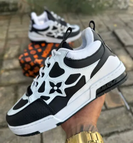Tenis LV PReto com Branco
