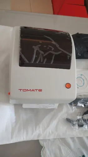 Impressora Código De Barras E Etiquetas Tomate Cor Branco