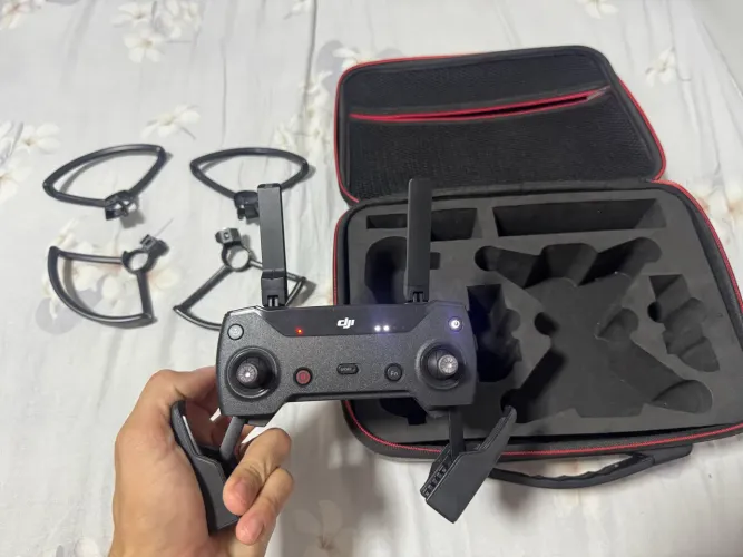 Controle DJI, protetor hélice e Mala 