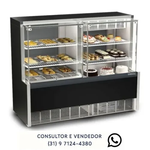 Balcão Refrigerado / Estufa Gelopar 1,40 M Novo