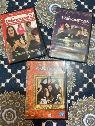 Coleção de DVDs The Osbournes - 3 Discos