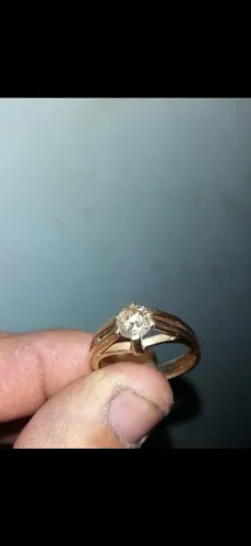 ANEL DE OURO DIAMANTE 110 PONTOS