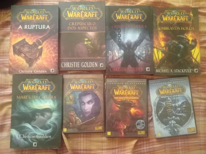 Coleção world of warcraft + jogos