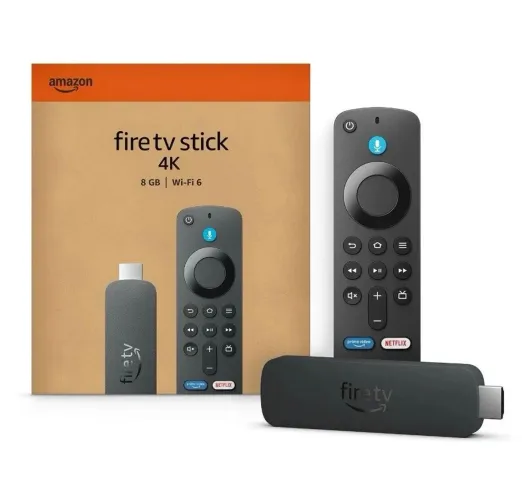 Amazon Fire TV Stick 4K (modelo mais novo) com pesquisa Fire TV alimentada por IA, Wi-Fi 6