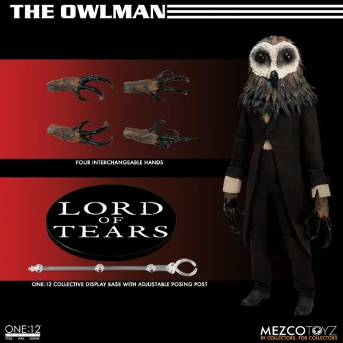 Mezco One:12 Owlman. Lord of Tears. Original, novo e lacrado.