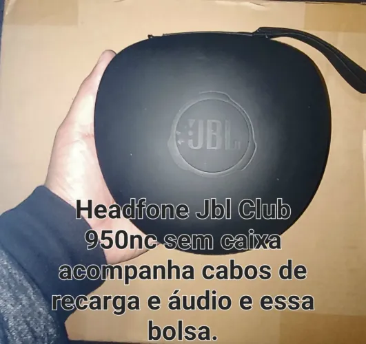 Headfone JBL Club 950nc - Acompanha Cabos e Bolsa