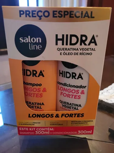 Kit de Shampoo e Condicionador Hidra Salon Line