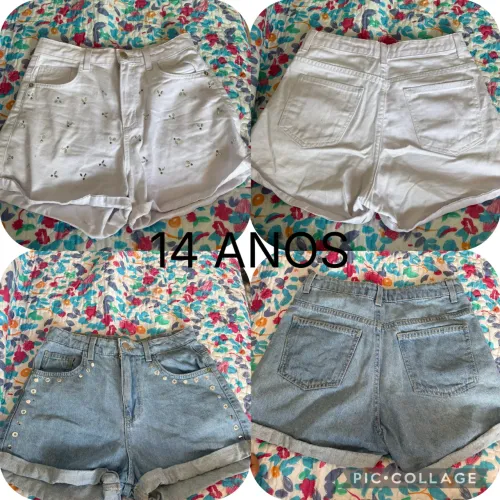 2 shorts - 14 ANOS