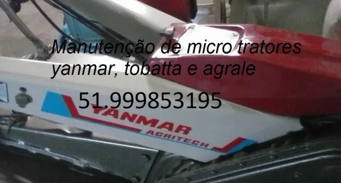 Manutenção de micro tratores yanmar, tobatta e agrale