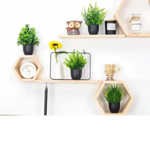 Kit Bonsai Artificial Decorativo ? 4 Plantas Artificiais para Mesa