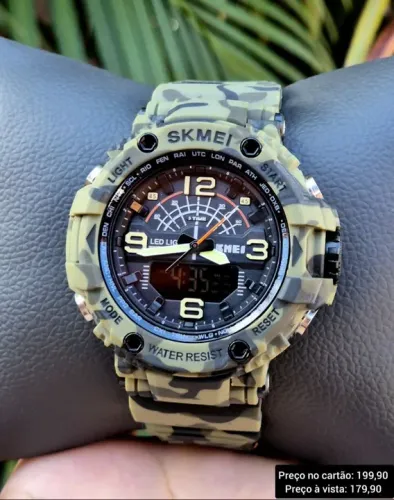 Relógio SKMEI Camuflado Original Premium