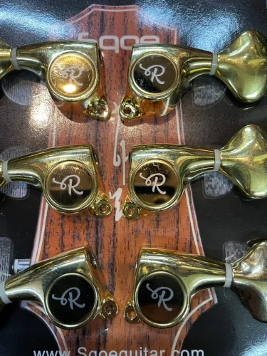 Tarraxas Douradas para Guitarra Redburn 3+3