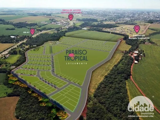 Terreno à venda, Recanto Tropical - Cascavel/Pr