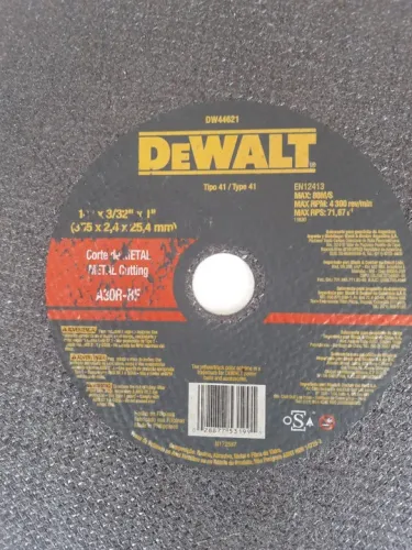 Disco de Corte 350 14" X 3/32 X 1 Dewalt