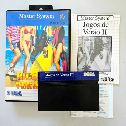 JOGOS DE VERAO 2 ORIGINAL SEGA MASTER SYSTEM