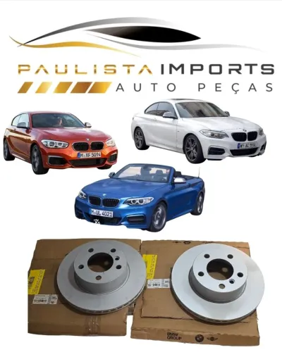 Discos Freio Bmw 120 125 2012 ate 2020 ( Genuíno Novo 34116792215