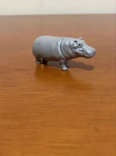Coleção kinder ovo natoons hipopótamo 