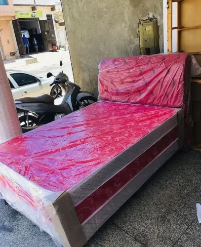 Cama box casal 5cm de espuma ortopédica 