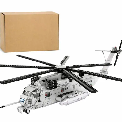 BLOCOS DE MONTAR HELICÓPTERO CH-53 SEA STALLION 2192 PEÇAS MARCA REOBRIX MODELO 33037