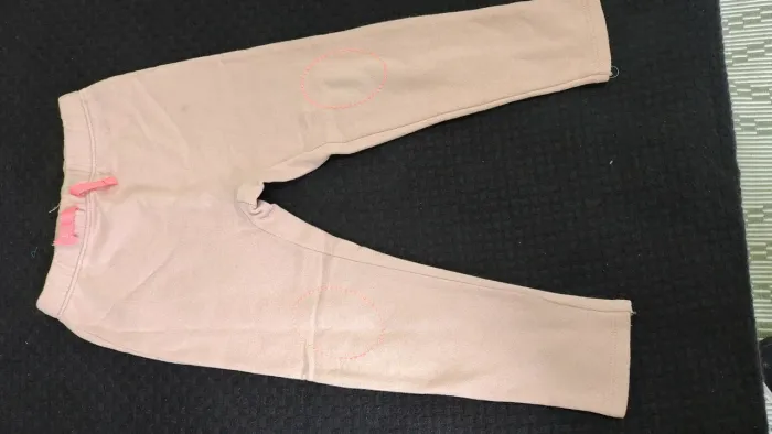 Calça Infantil Rosa com Detalhes Zara