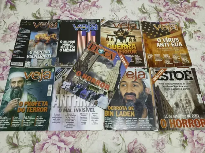 Kit com 5 revistas raras - Istoé e Veja - confira a lista
