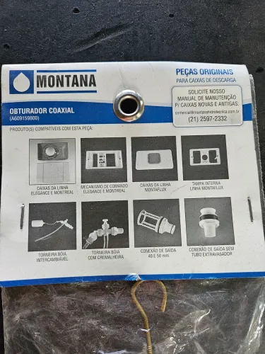 Obturador Coaxial Montana - Peça Original