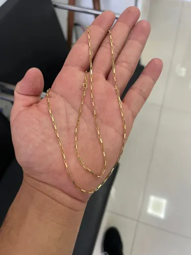 Corrente Tijolinho de Ouro 18k Maciça