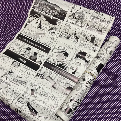 Papel de Parede Adesivo Autocolante Lavável Mangá 