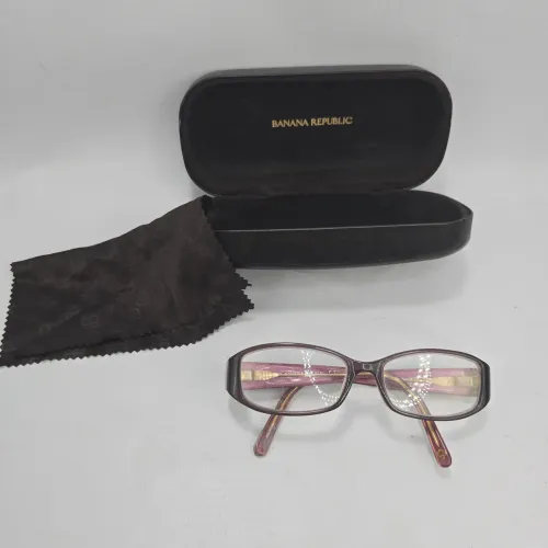 Óculos Banana Republic + Case e Flanela