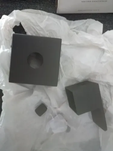 2 unidades Acabamento para registro base docol mod wj Black