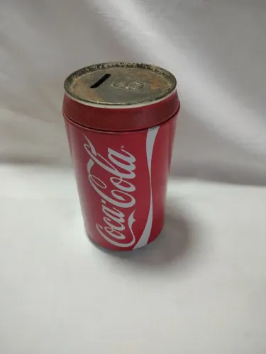 Lata Cofrinho Coca-Cola Importado