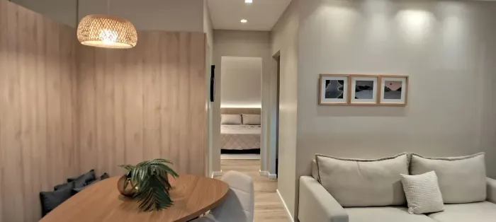 Apartamento 2 quartos (das pontas) na planta no Bairro Santo André