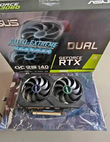 Placa de Vídeo ASUS GeForce RTX 3060 12GB
