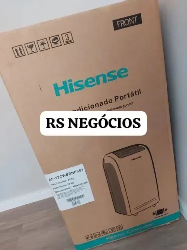 Ar Condicionado Portátil Hisense 12000 BTUs, Lacrado + NF (Até 12x)